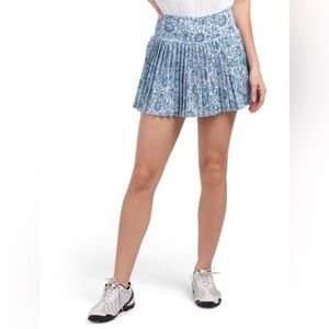 Laura Ashley Blue Floral Mini Skort